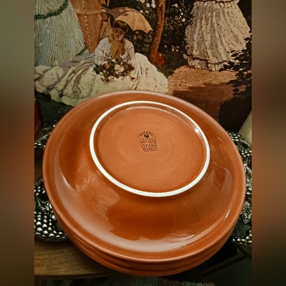 Espana lifestyle,TABLETOPS Unlimited🏘🏜  4 Dinner Plates,A Fabulous Gift.🎁 - Picture 4 of 8